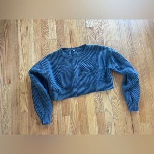 Anthropologie cropped Crewneck Sweater